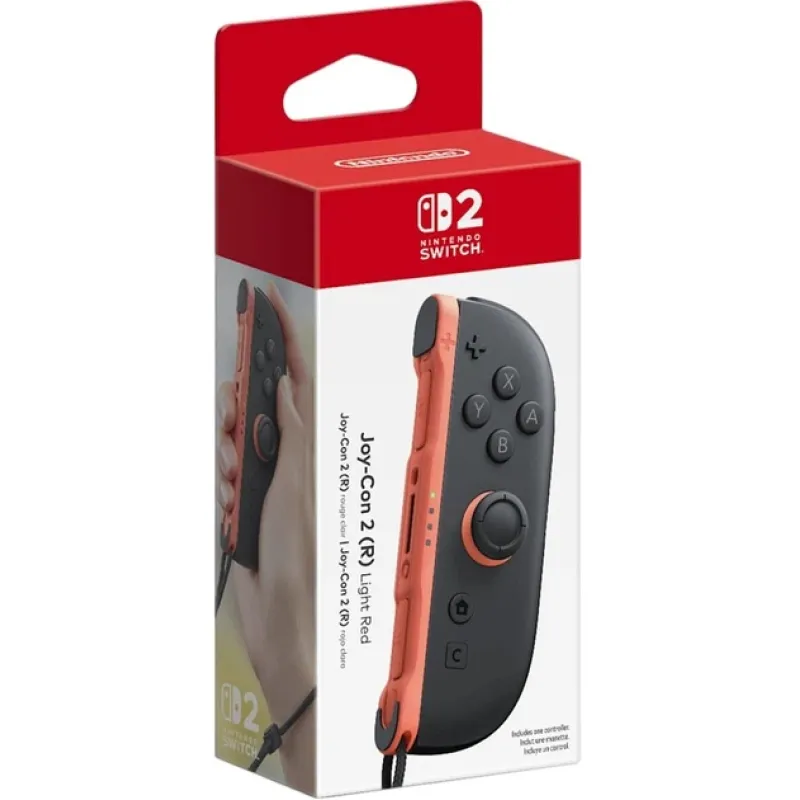 Nintendo Joy-Con 2 (R) Light Red (0045496321406)