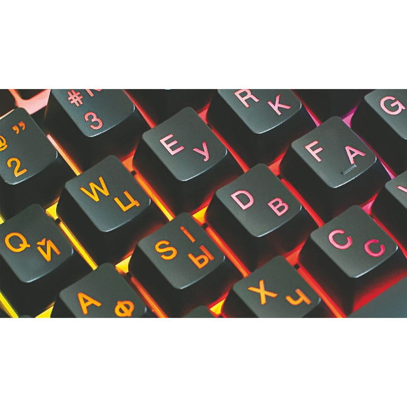 Клавиатура REAL-EL Gaming 8710 TKL Backlit Ukr Black