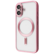 Чохол Metal Matte Case with Magnetic Ring iPhone 17 pink (65176)