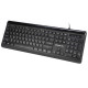 Клавиатура REAL-EL Comfort 7085 Ukr Black