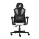 Крісло для геймерів 1stPlayer P01 Black White