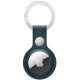 Чохол AirTag Leather Key Ring Baltic Blue