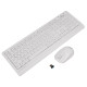 Комплект (клавіатура, миша) бездротовий A4Tech FG1012 White