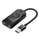 Звуковая карта Ugreen CM129 Black (40964)