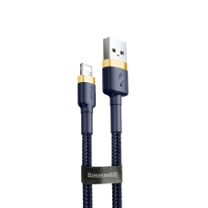 Кабель Baseus Cafule Lightning 2.4A (1m) gold/blue (CALKLF-BV3)
