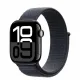 Apple Watch Series 10 GPS + Cellular 42mm Jet Black Aluminum Case w. Ink S. Loop (MWX83)