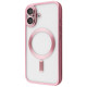 Чохол Metal Matte Case with Magnetic Ring iPhone 16 pink (60129)