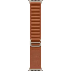 Apple Alpine Loop Band Medium для Watch 49mm - Natural Titanium Finish - Terra Cotta (MFTC4)