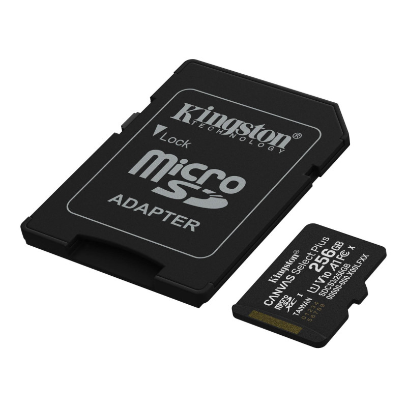 Карта пам`яті MicroSDXC 256GB UHS-I Class 10 Kingston Canvas Select Plus R150MB/s (SDCS3/256GBSP)