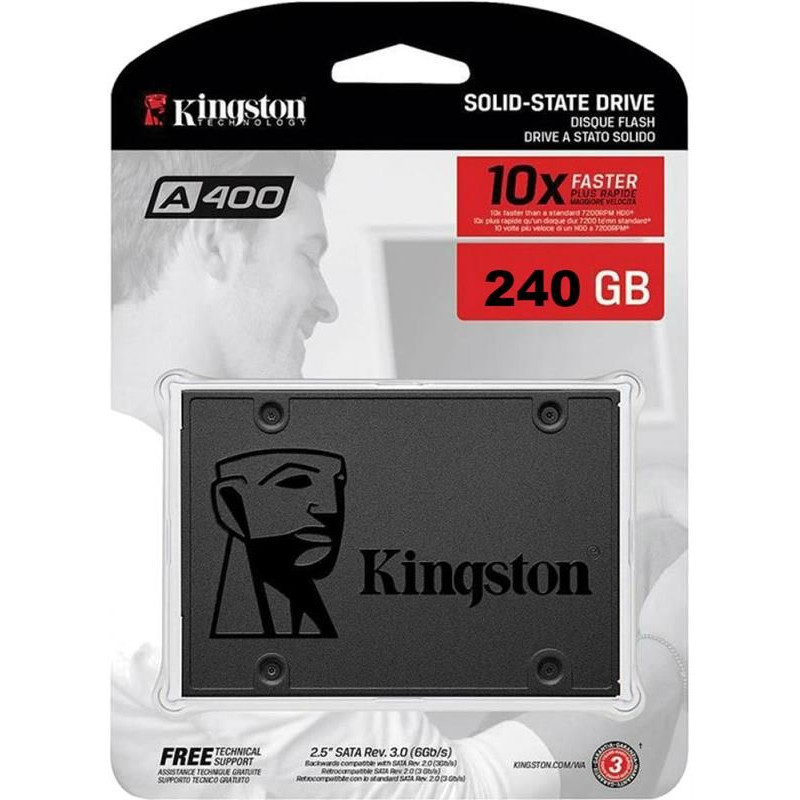 Накопичувач SSD  240GB Kingston SSDNow A400 2.5
