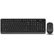 Комплект (клавіатура, миша) бездротовий A4Tech FG1010S Black/Grey
