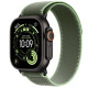 Apple Watch Ultra 3 GPS + Cellular 49mm Black Tit. Case w. Green/Neon Trail Loop - S/M (MG9N4)
