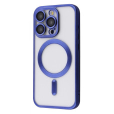 Чохол Metal Matte Case with Magnetic Ring iPhone 15 Pro blue titanium (54755)