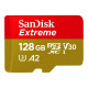 Карта памяти MicroSDXC 128GB UHS-I/U3 Class 10 SanDisk Extreme A2 R190/W90MB/s (SDSQXAA-128G-GN6MN)