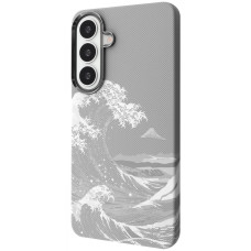 Чохол Proove Gleam Case with Magnetic Ring Samsung Galaxy S26 white waves (PCGCSGS02670)