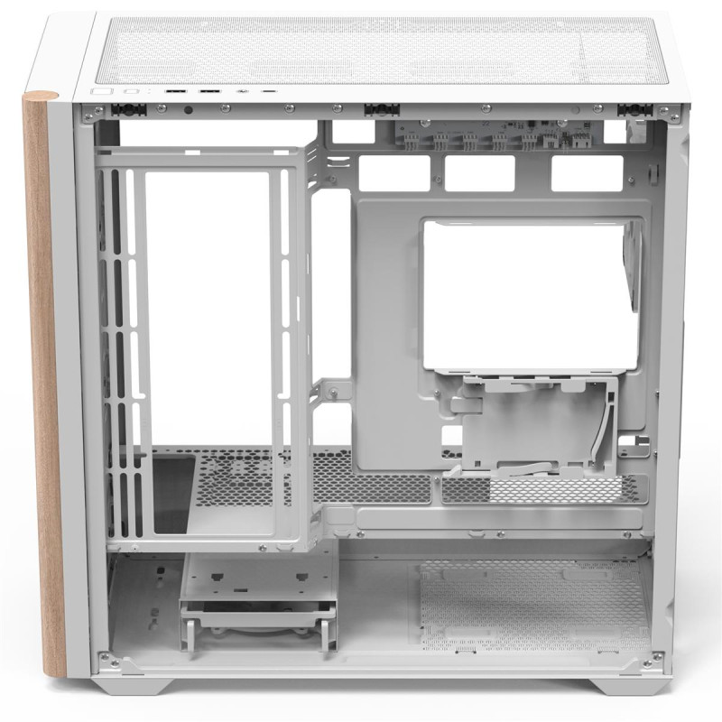 Корпус AeroCool D301A-G-WT-v2 (ACCS-DS03043.21) White без БЖ