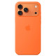 Apple iPhone 17 Pro Max Silicone Case with MagSafe – Orange (MGFL4)