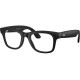 Ray-Ban Meta Wayfarer Gen2 Large Matte Black Frame / Clear Lenses (RW4012 601SSB 53-22)