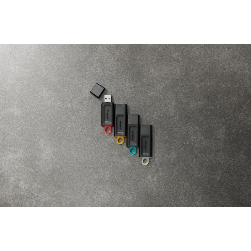 Флеш-накопитель USB3.2 64GB Kingston DataTraveler Exodia Black/Teal (DTX/64GB)