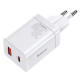 МЗП Baseus Super Si Pro Quick Charger (Type-C+USB) 30W white (CCSUPP-E02)