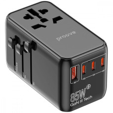 Універсальний адаптер Proove Trip 85W black (TATR85130001)