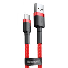Кабель Baseus Cafule Type-C Cable 2A (3m) red (CATKLF-U09)