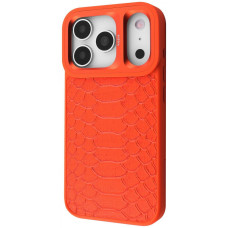 Чохол Kajsa Snake Pattern with Magnetic Ring iPhone 17 Pro orange (65335)