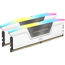 Corsair 32 GB (2x16GB) DDR5 6000 MHz Vengeance RGB White (CMH32GX5M2B6000C30W)