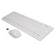 Комплект (клавіатура, миша) бездротовий A4Tech FG1012 White