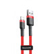 Кабель Baseus Cafule Lightning 2.4A (1m) red (CALKLF-B09)