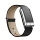 WHOOP LeatherLuxe Straight Band | Black/Cream with Titanium - Size S для WHOOP 5 (810114362129)