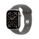 Apple Watch Series 11 GPS + Cellular 42mm Natural Tit. Case w. Stone Gray Sport Band - M/L (MF8N4)
