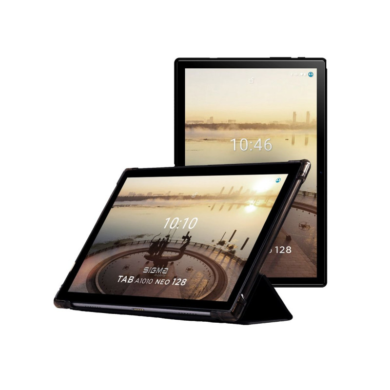 Планшет Sigma mobile Tab A1010 Neo 4/128GB 4G Dual Sim Black+чохол ...