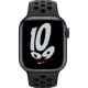 Apple Watch Nike Series 7 GPS 41mm Midnight Aluminium Case with Anthracite/Black Nike Sport Band (MKN43)