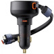 АЗП Baseus Enjoyment Pro Car Charger C+Retractable C & iP Cable 60W black (C00057802111-00)
