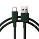 Кабель Xiaomi Mi 6A Braided Fast Charging Data Cable 1m USB-A to USB-C green (BHR08LCCN)