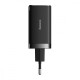 МЗП Baseus GaN5 Pro 65W (2 Type-С+USB ) + Кабель Type-C to Type-C 100W (1m) black (CCGP120201)