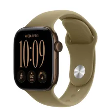 Смарт-часы Apple Watch Series 12 GPS 42mm Dark Bronze Aluminum Case with Olive Sport Band - S/M (MJEF4)