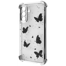 Чохол WAVE Winkie Samsung Galaxy A36/A56/A37 silver/butterfly (65083)