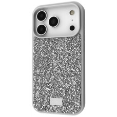 Чохол Bling World Rock Diamond (TPU) iPhone 17 Pro Max/18 Pro Max silver (65324)