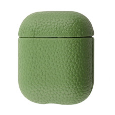 Чохол Leather Case AirPods 1/2 olive (57525)