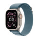 Apple Watch Ultra 3 GPS + Cellular 49mm Natural Tit. Case w. Light Blue Alpine Loop - Small (MEWK4)