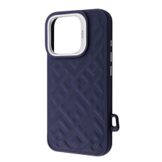Чохол Kajsa Rhombus Collection with Magnetic Ring iPhone 16 Pro blue (59677)