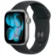 Apple Watch Series 11 GPS 42mm Space Gray Aluminum Case with Black Sport Band M/L (MEQX4)