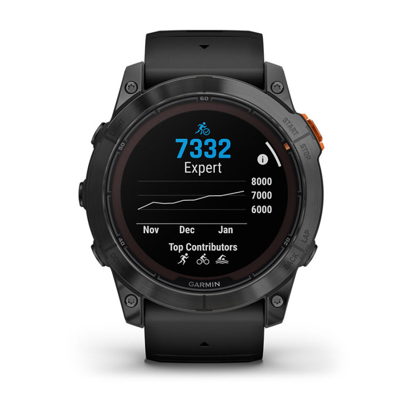 Garmin Fenix 7X Pro Solar Slate Gray w. Black Band (010-02778-00,010-02778-01)