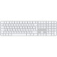 Apple Magic Keyboard with Touch ID and Numeric Keypad for Mac with Apple silicon USB-C White Keys (MXK73)