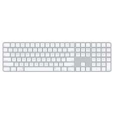 Клавіатура бездротова Apple Magic Keyboard with Touch ID and Numeric Keypad Bluetooth White (MK2C3)