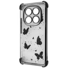 Чохол WAVE Winkie Xiaomi Redmi Note 14 Pro 5G/Poco X7 black/butterfly (64213)