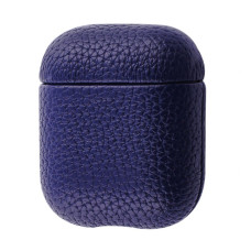 Чохол Leather Case AirPods 1/2 midnight blue (57525)