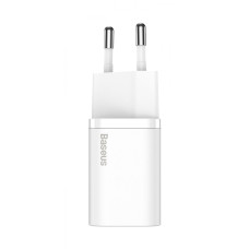 МЗП Baseus Super Silicone Quick Charger 30W (Type-C) white (CCSUP-J02)